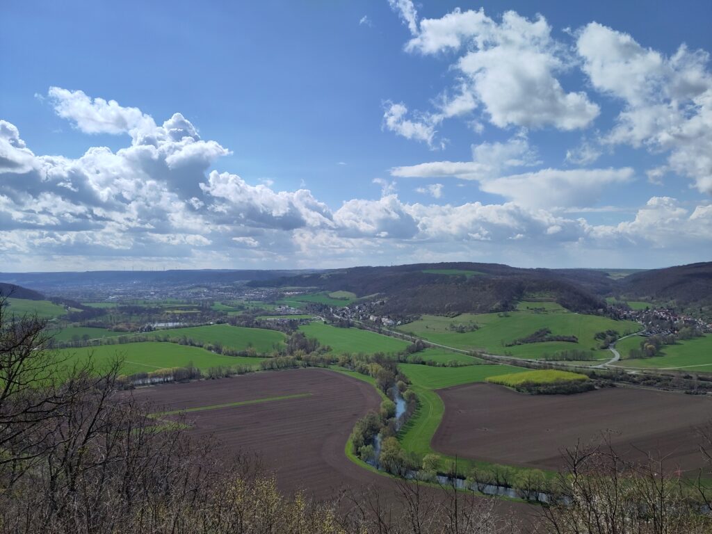 Uitzicht over het Saaledal en Jena.